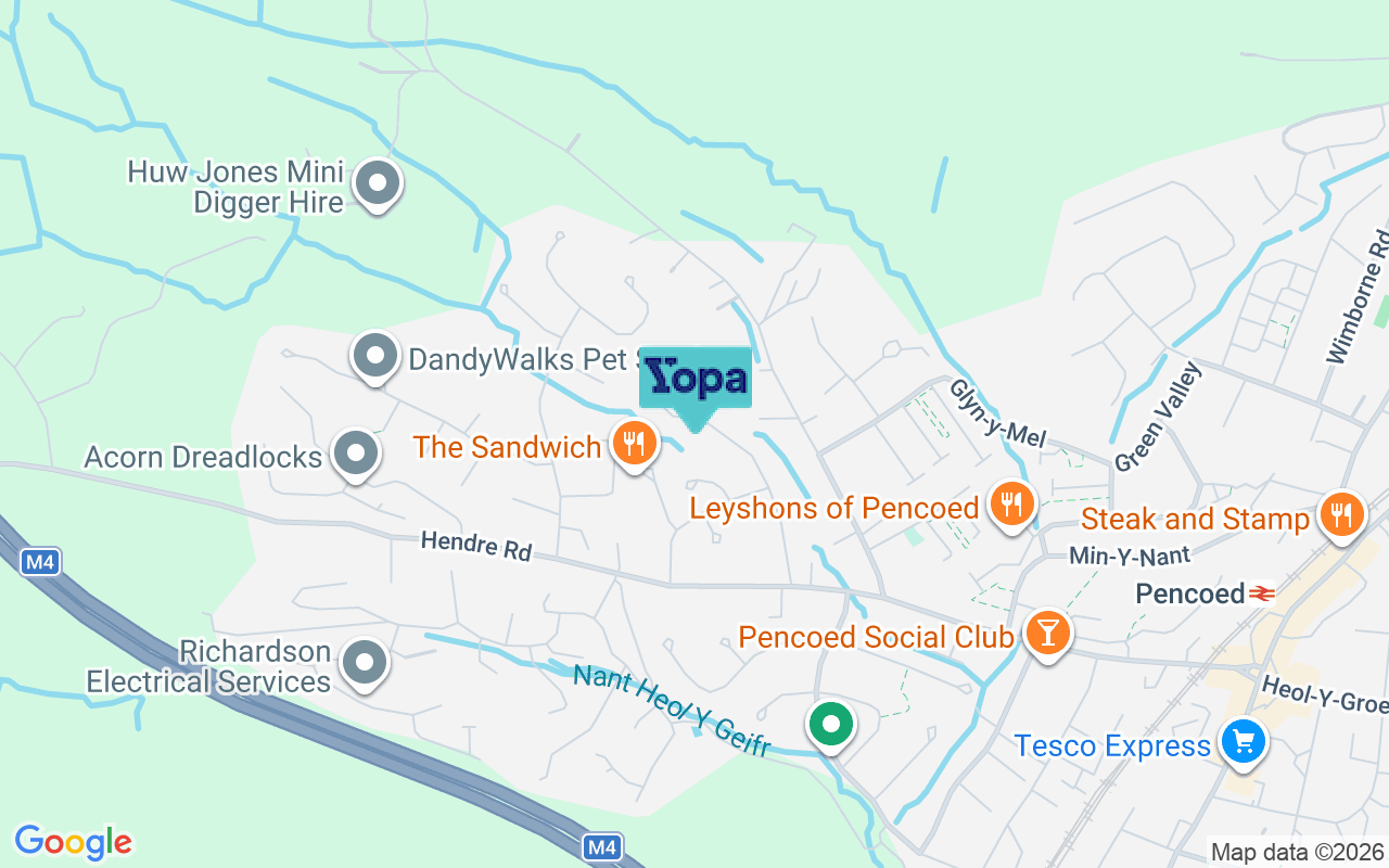 Map showing the location of CF35 6TT
