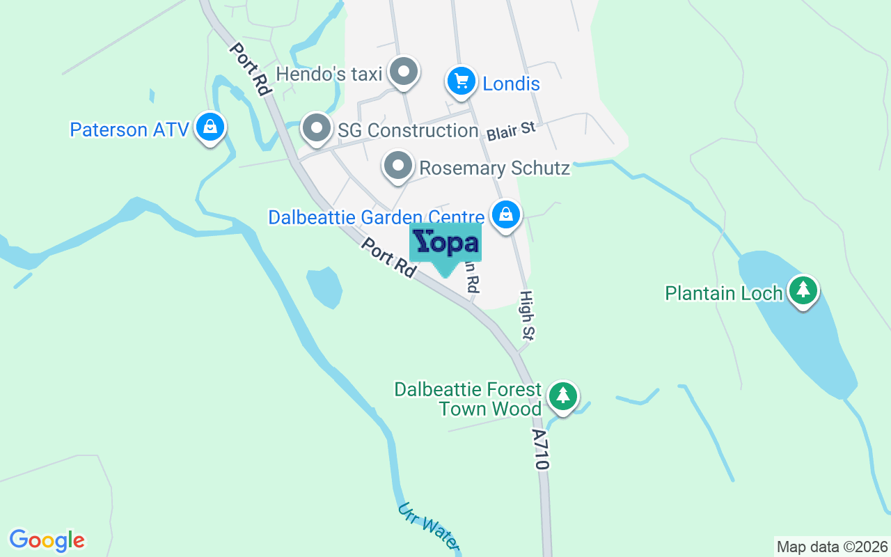 Map showing the location of DG5 4UQ
