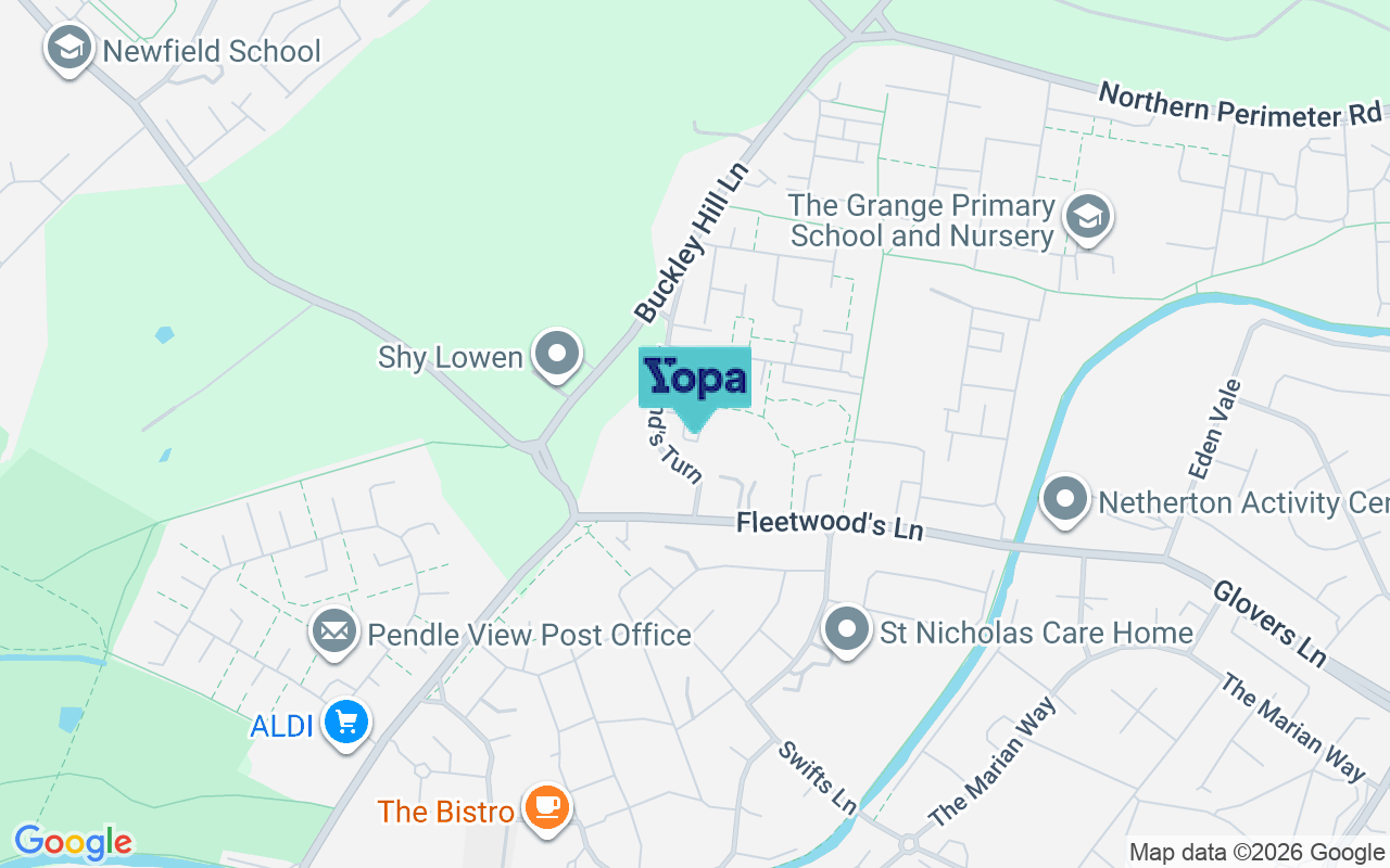 Map showing the location of L30 0PF
