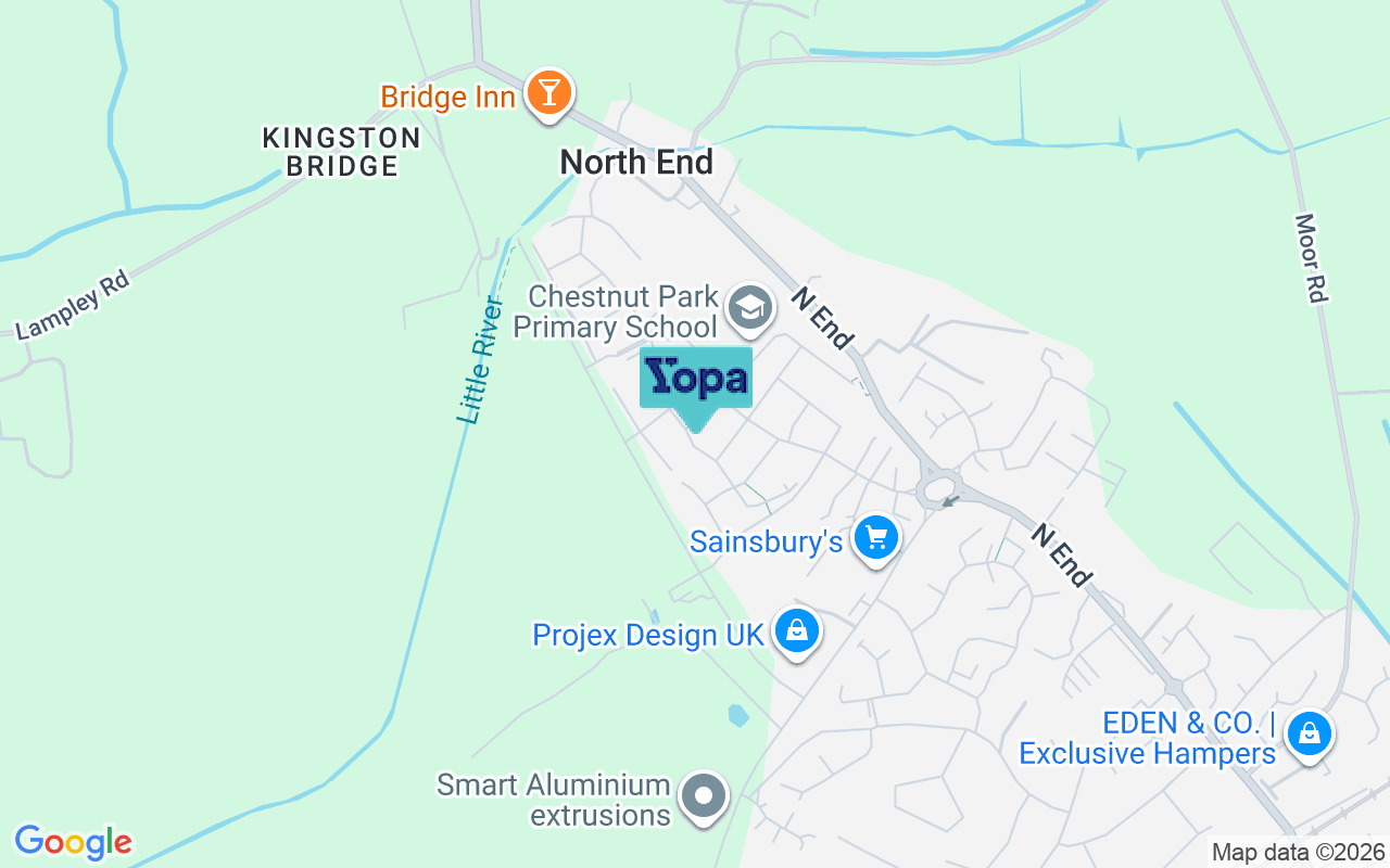 Map showing the location of BS49 4FP