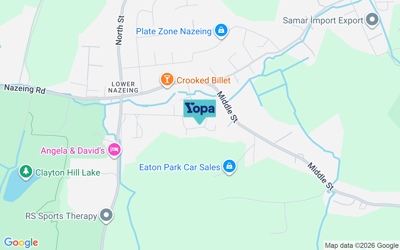 Map showing the location of EN9 2LZ