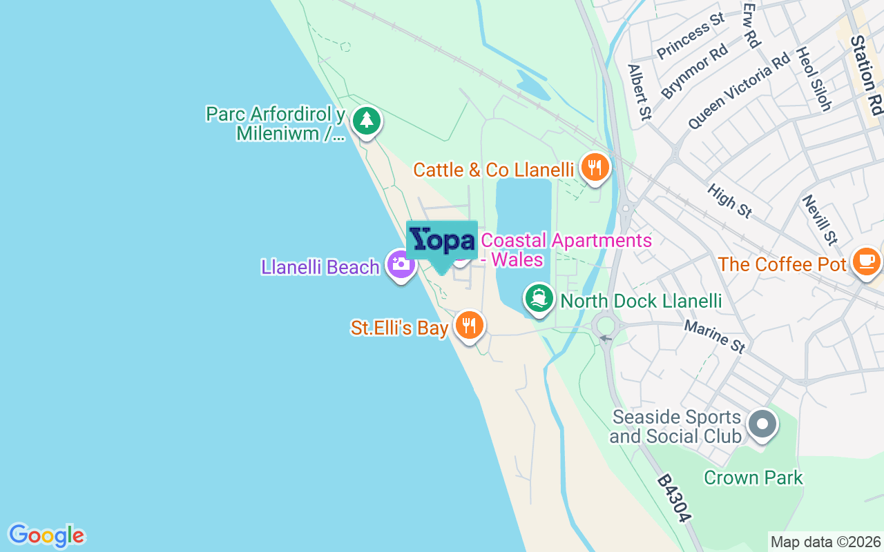 Map showing the location of SA15 2LJ