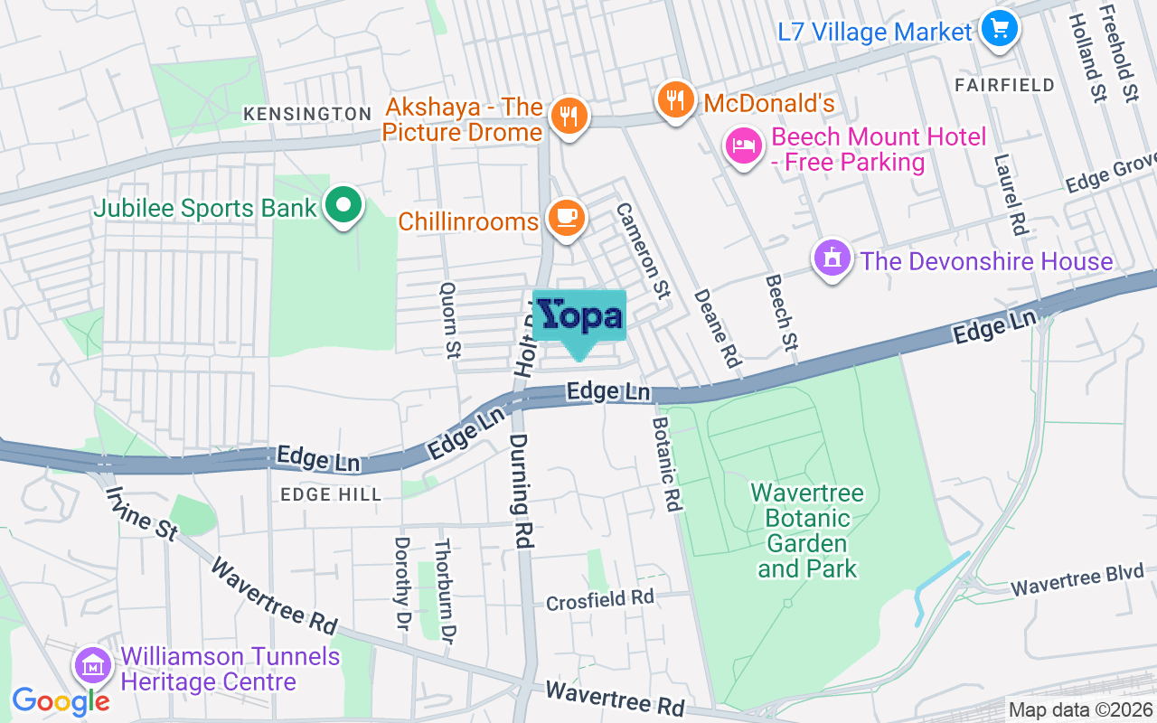 Map showing the location of L7 2PS