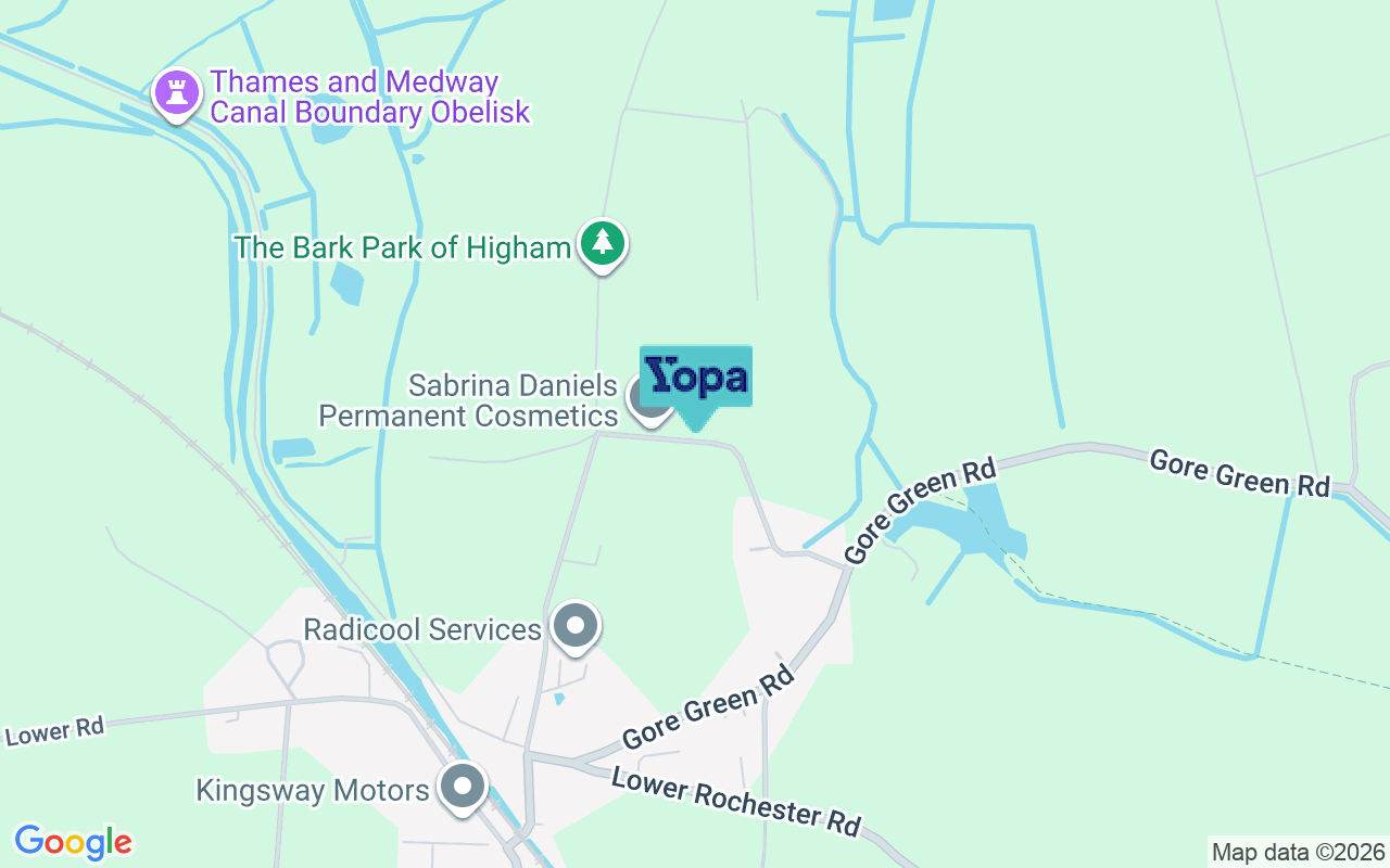 Map showing the location of ME3 7LT