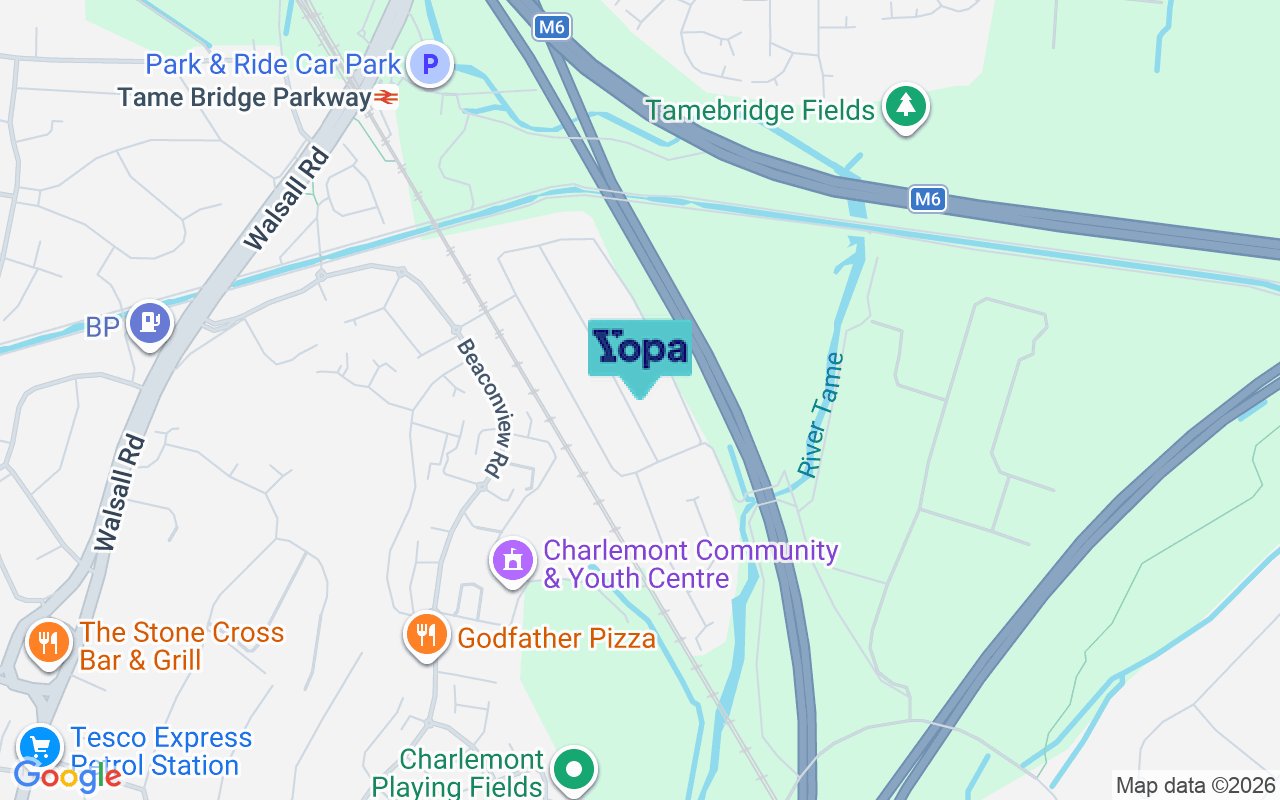 Map showing the location of B71 3QN