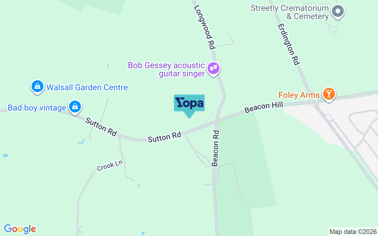 Map showing the location of WS9 0QJ