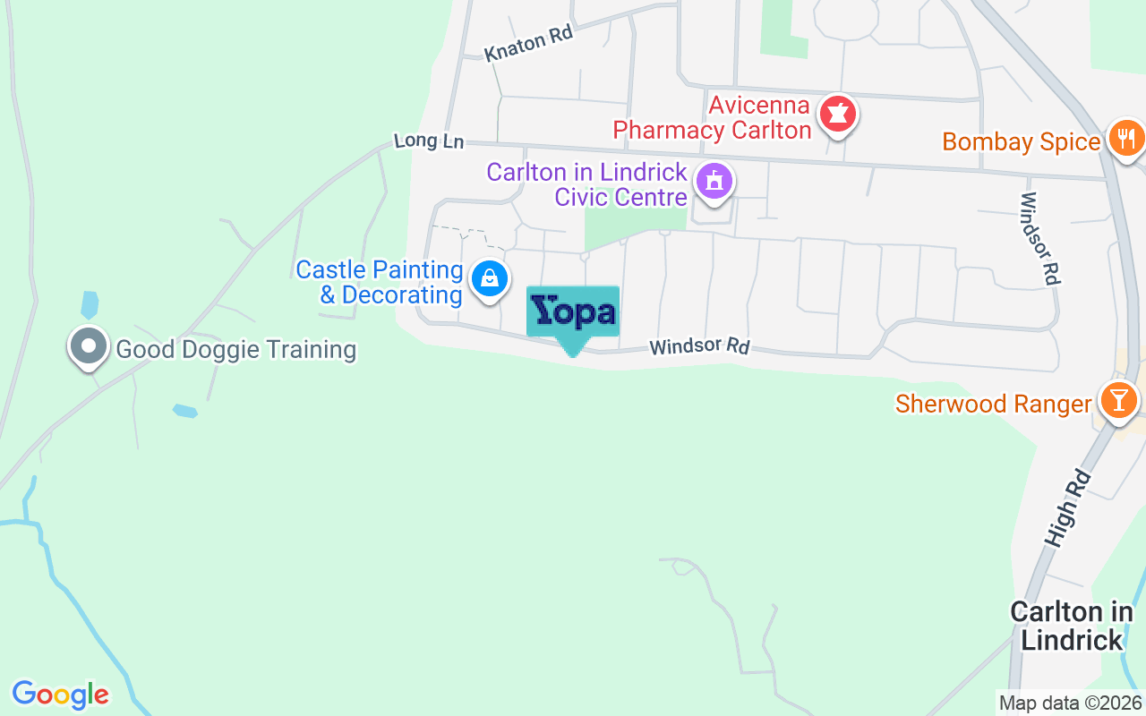 Map showing the location of S81 9DH