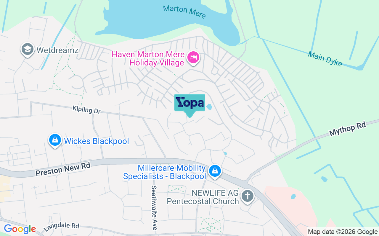 Map showing the location of FY4 4ZH