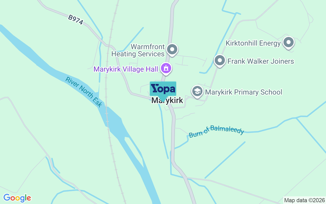 Map showing the location of AB30 1UW