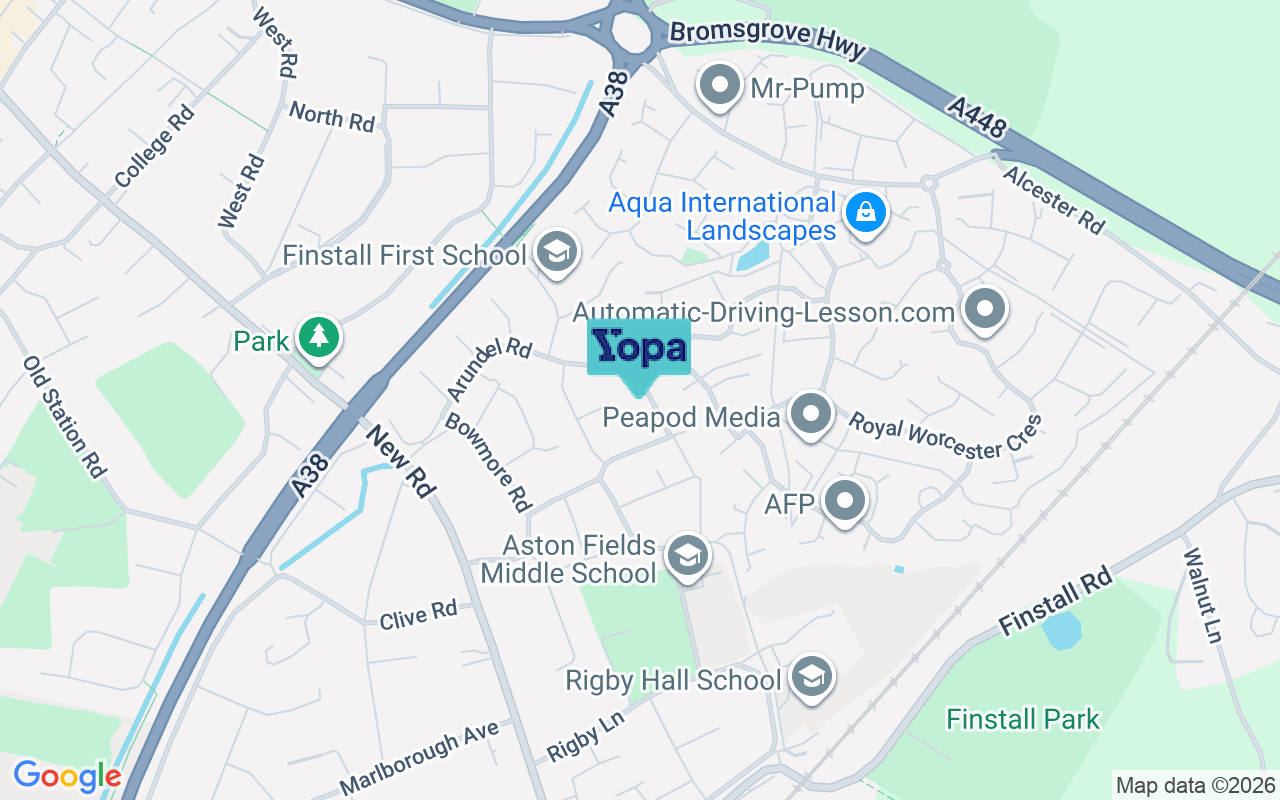 Map showing the location of B60 2HE