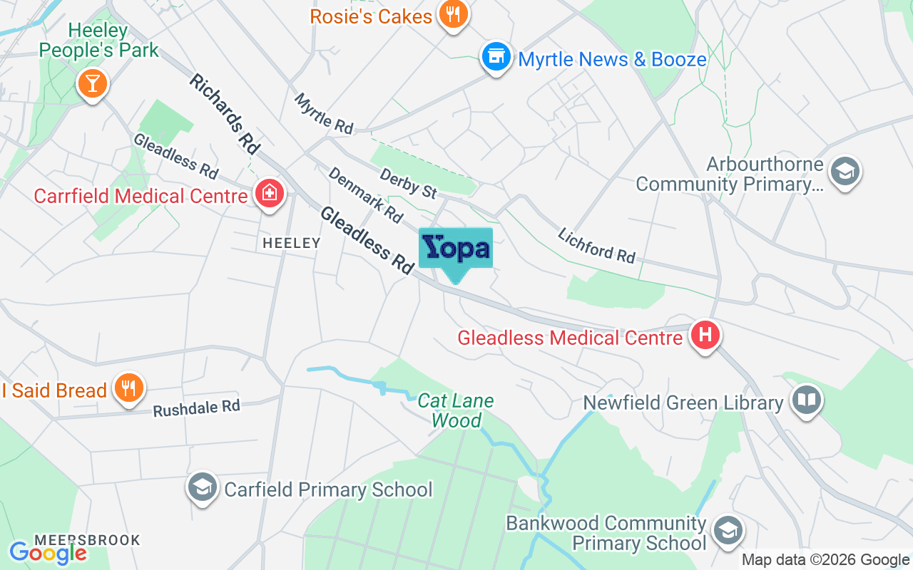 Map showing the location of S2 3AP