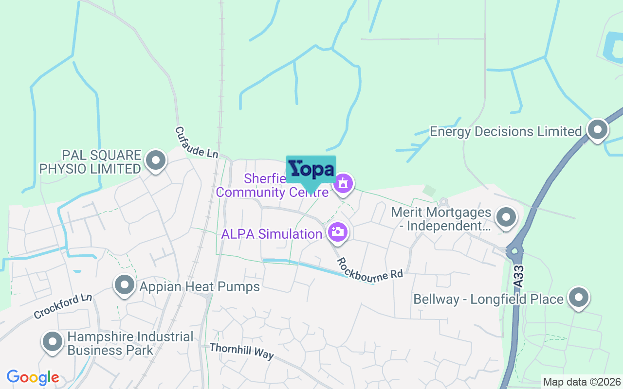 Map showing the location of RG27 0FP