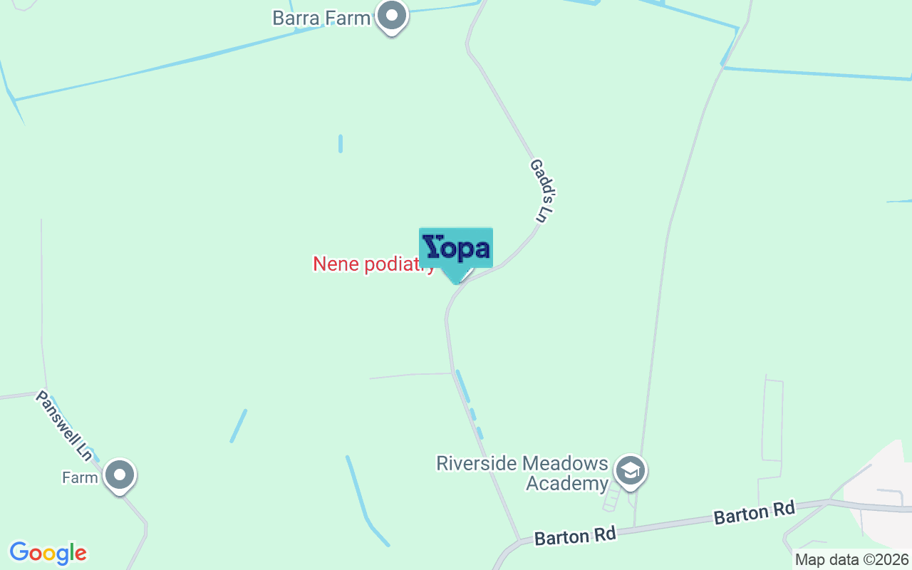Map showing the location of PE13 4TJ