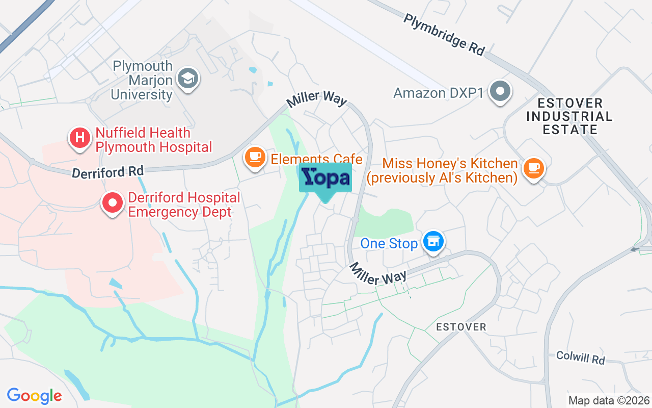 Map showing the location of PL6 8XD