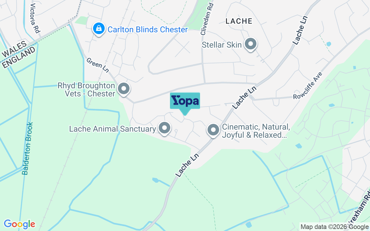 Map showing the location of CH4 7NN