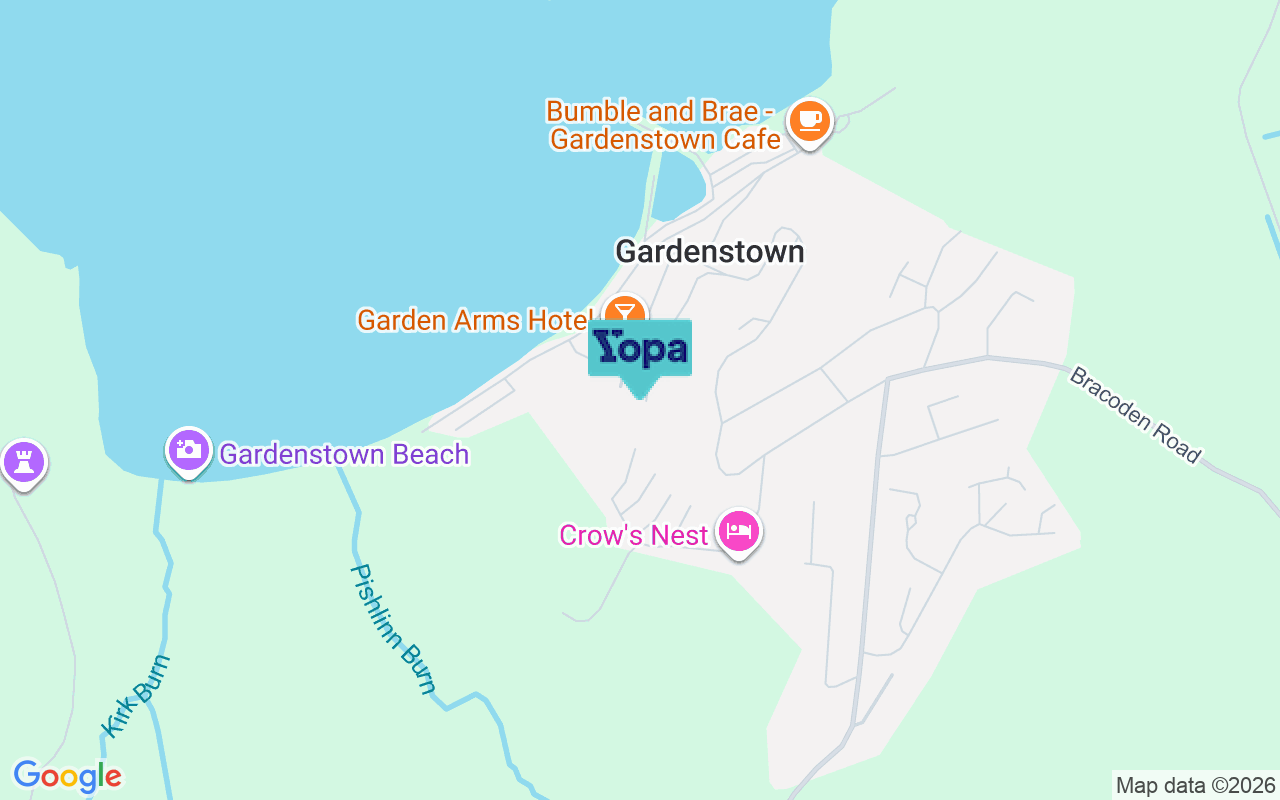 Map showing the location of AB45 3YW
