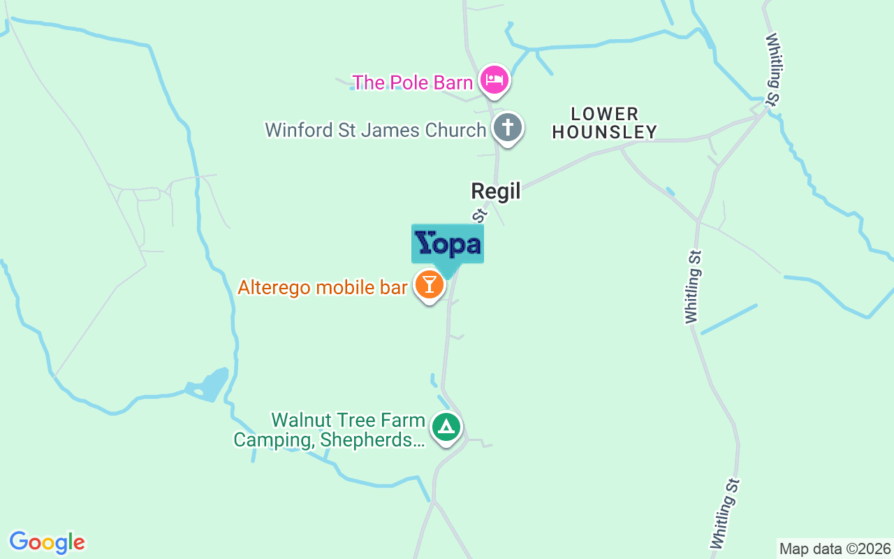 Map showing the location of BS40 8BD