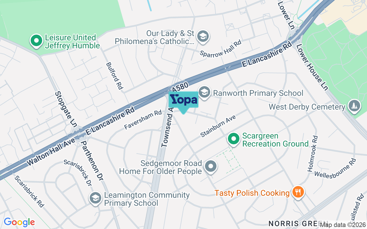 Map showing the location of L11 3DP