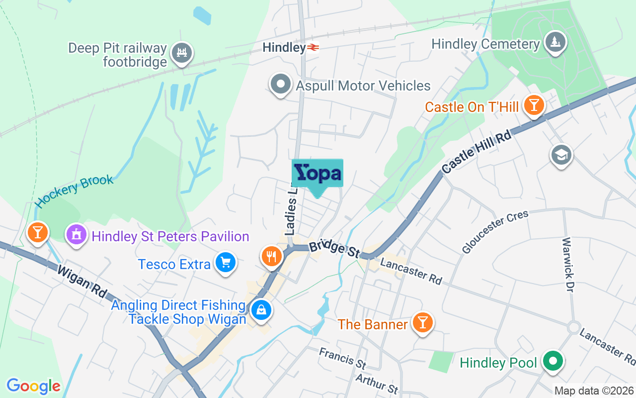 Map showing the location of WN2 2RL