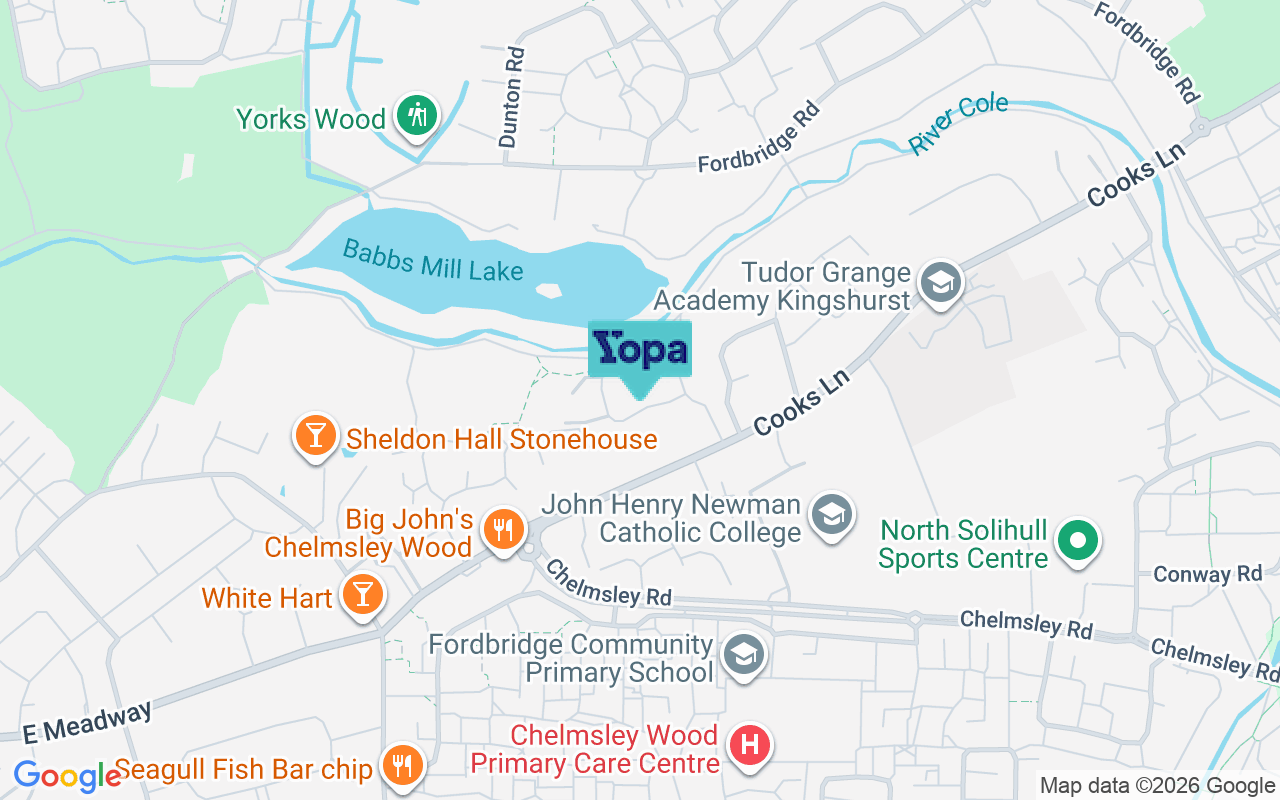 Map showing the location of B37 6AU