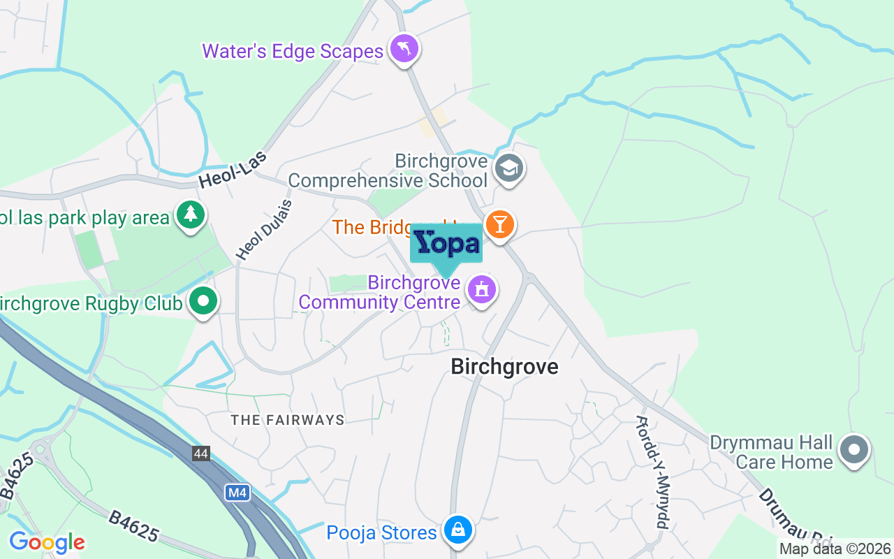 Map showing the location of SA7 9LX