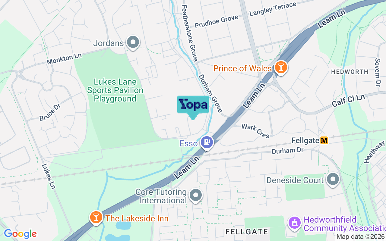 Map showing the location of NE31 2AN