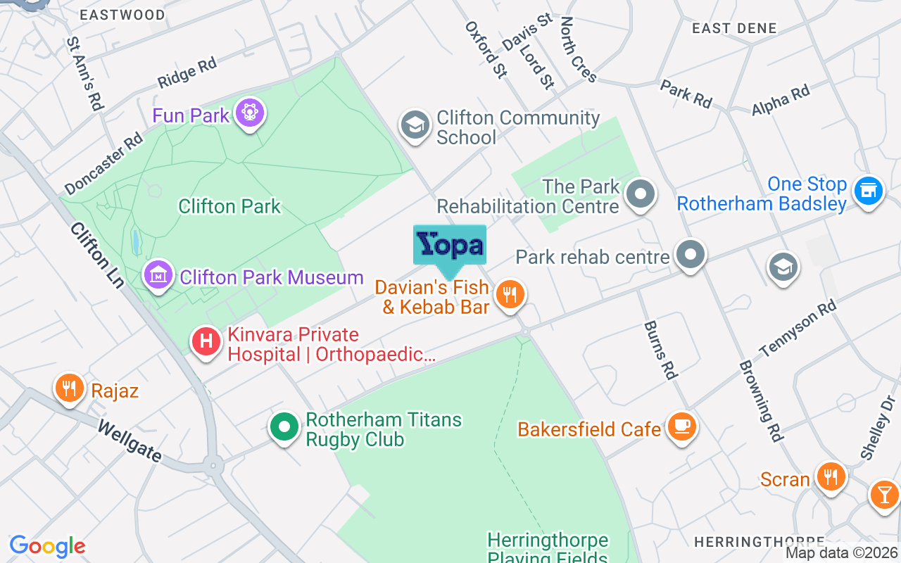 Map showing the location of S65 2TR
