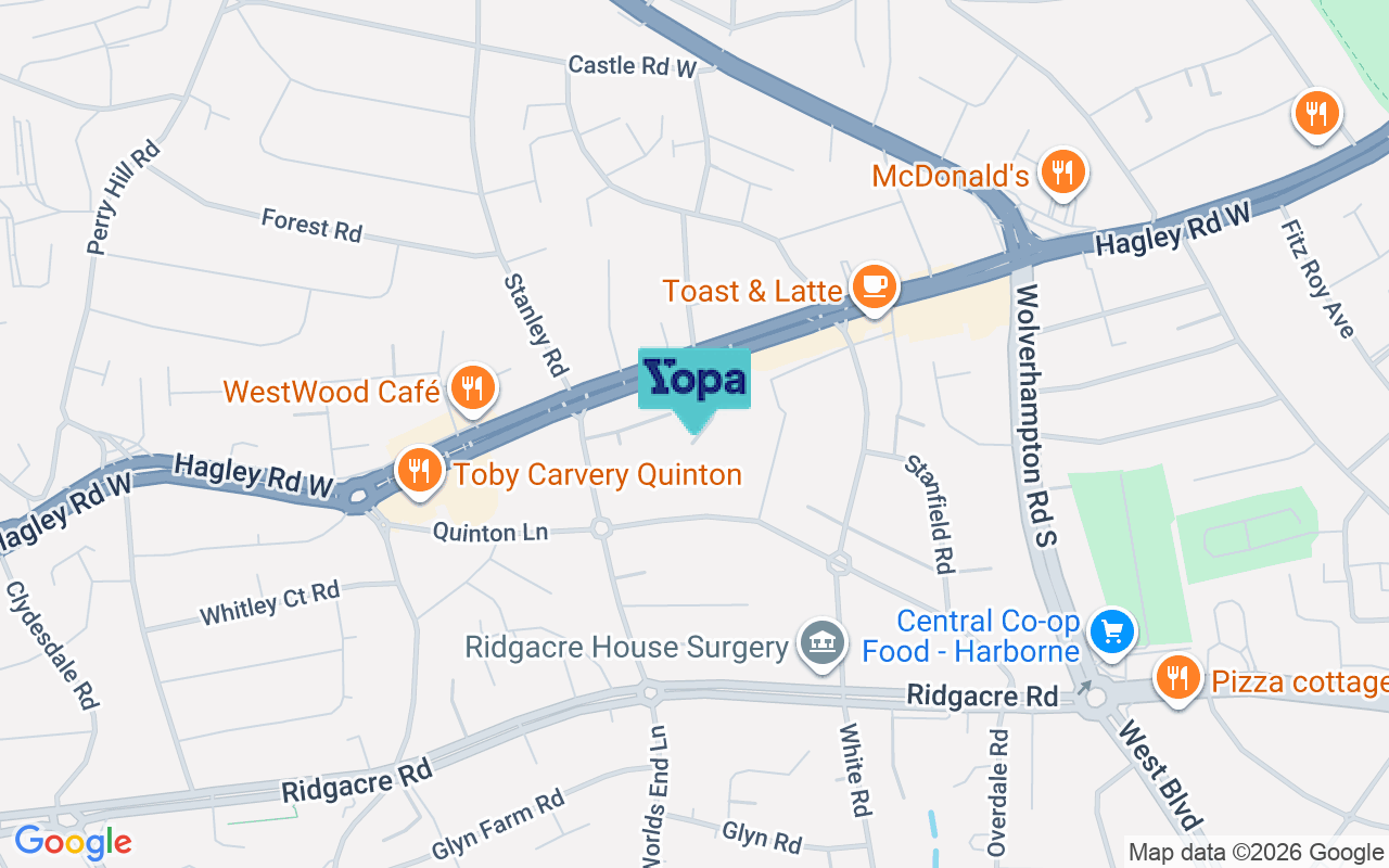 Map showing the location of B32 2AB