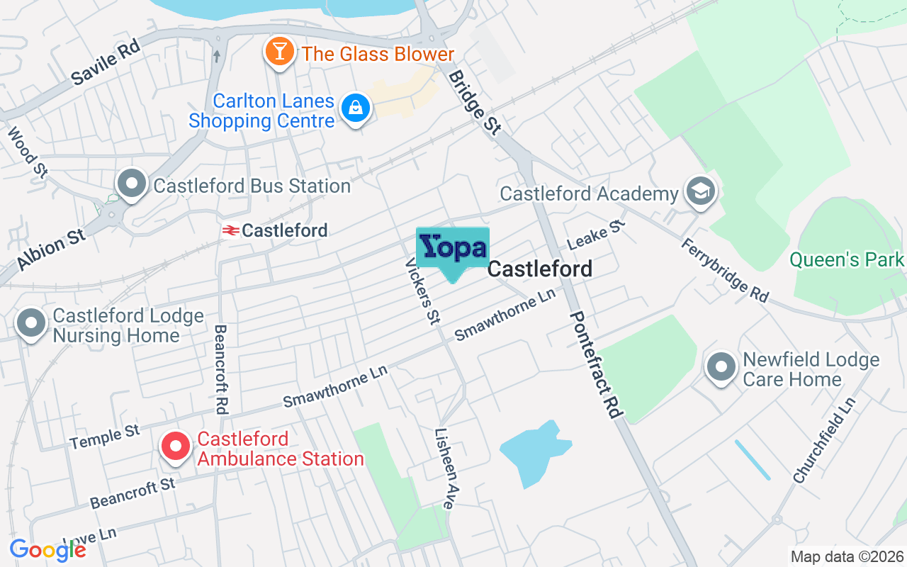 Map showing the location of WF10 4DX