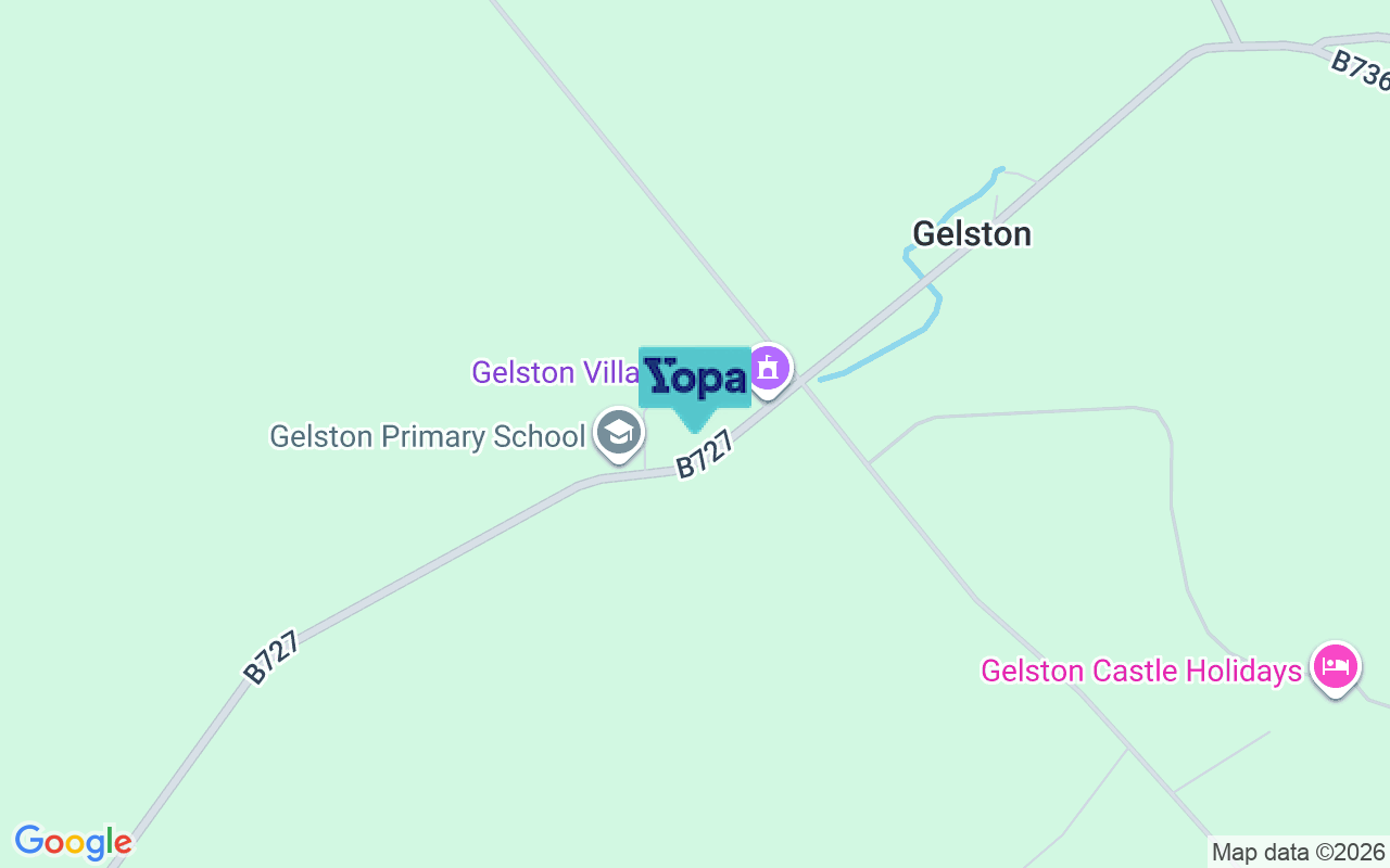 Map showing the location of DG7 1SN