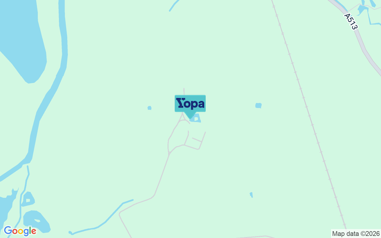 Map showing the location of B79 9DF