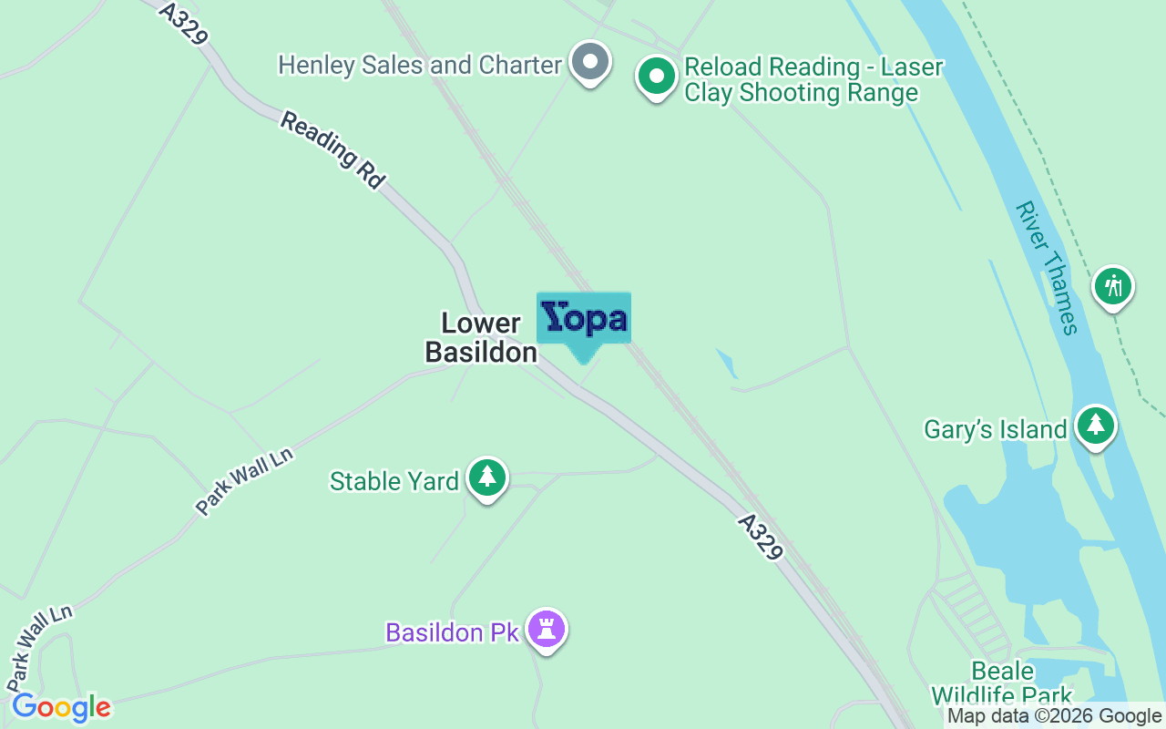 Map showing the location of RG8 9NQ