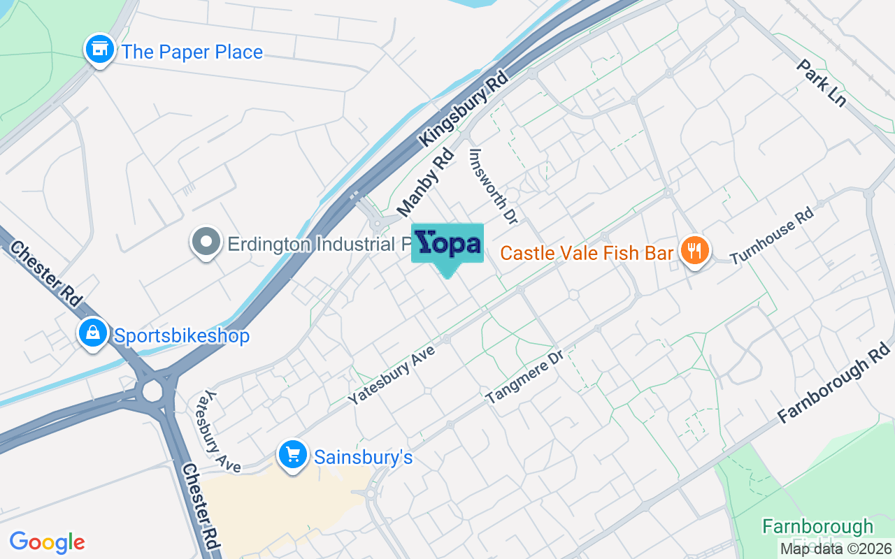Map showing the location of B35 6DB