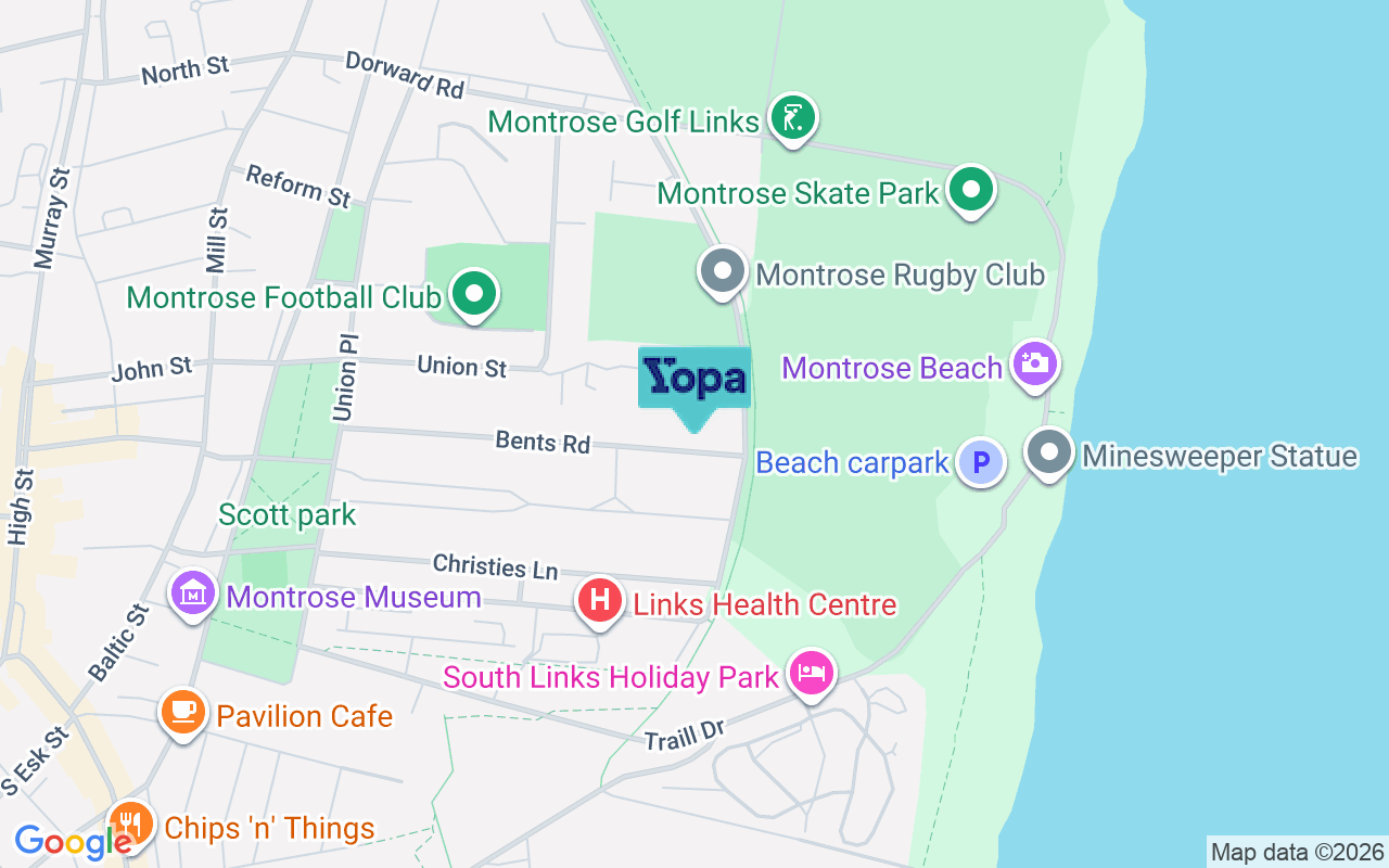 Map showing the location of DD10 8PU