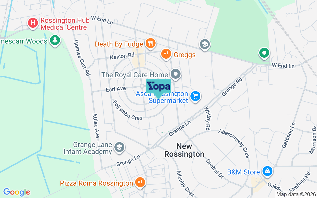 Map showing the location of DN11 0SZ