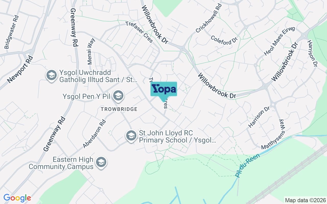 Map showing the location of CF3 1SP