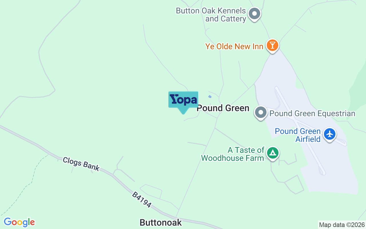 Map showing the location of DY12 3LE