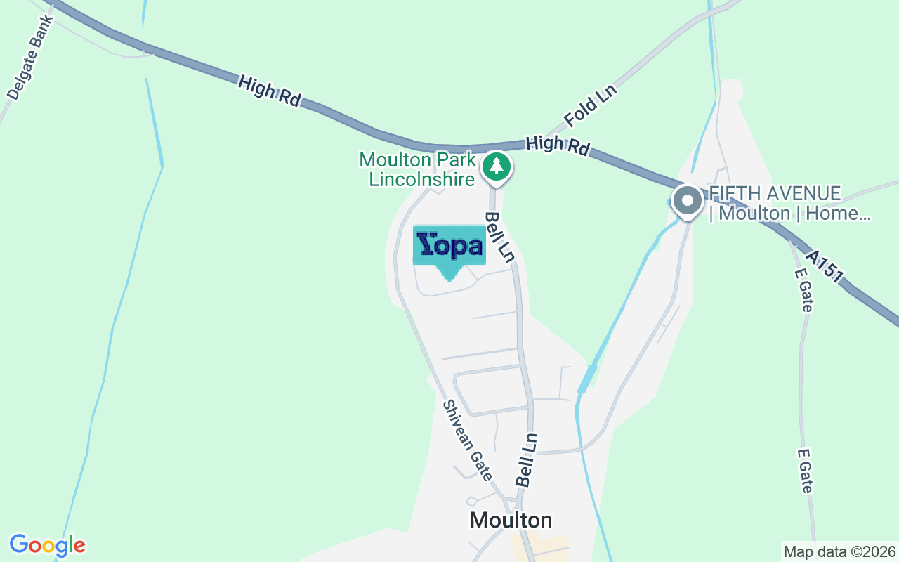 Map showing the location of PE12 6PX