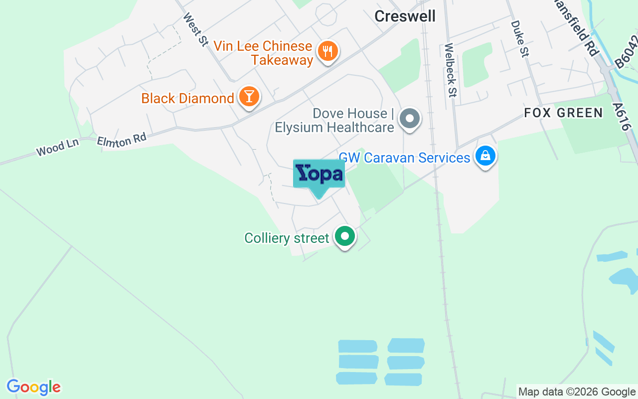 Map showing the location of S80 4BZ