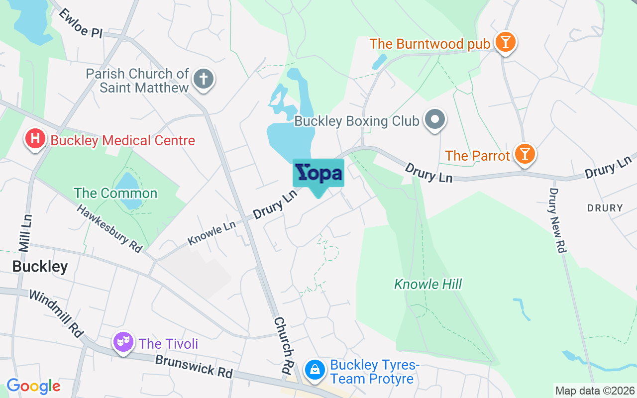 Map showing the location of CH7 3GH