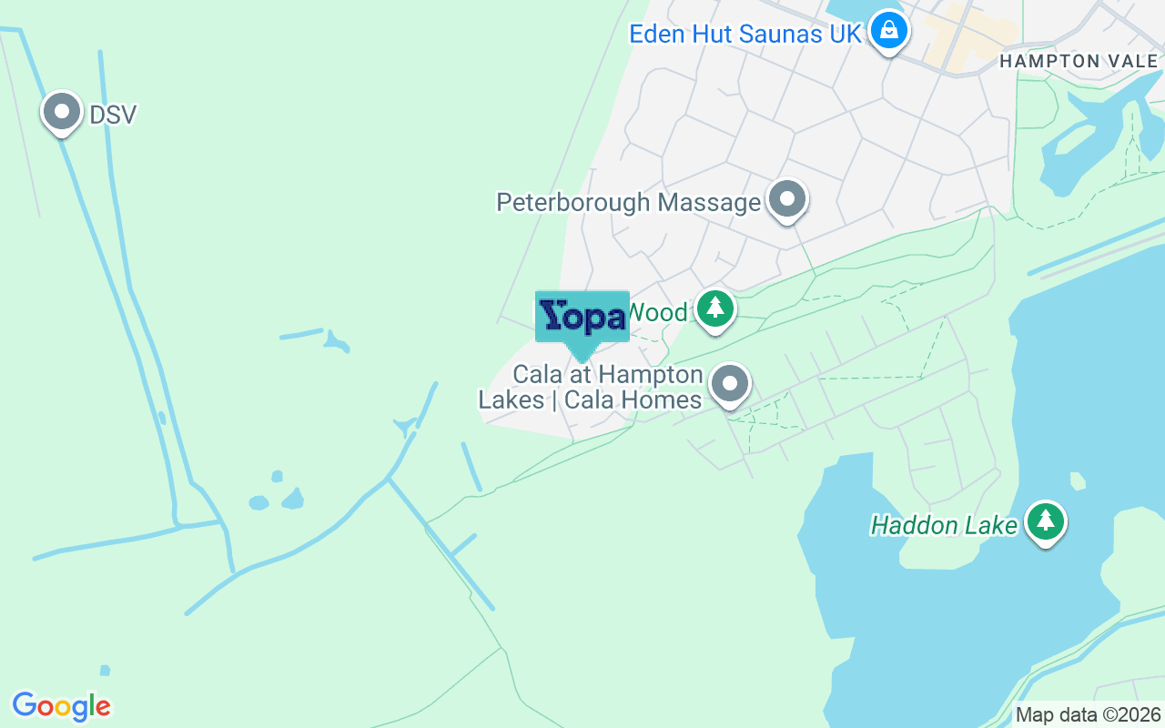 Map showing the location of PE7 8PR