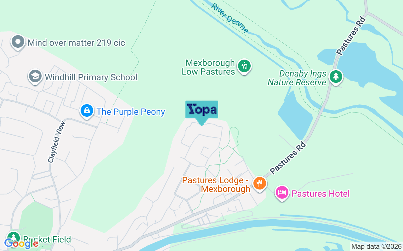 Map showing the location of S64 0FG
