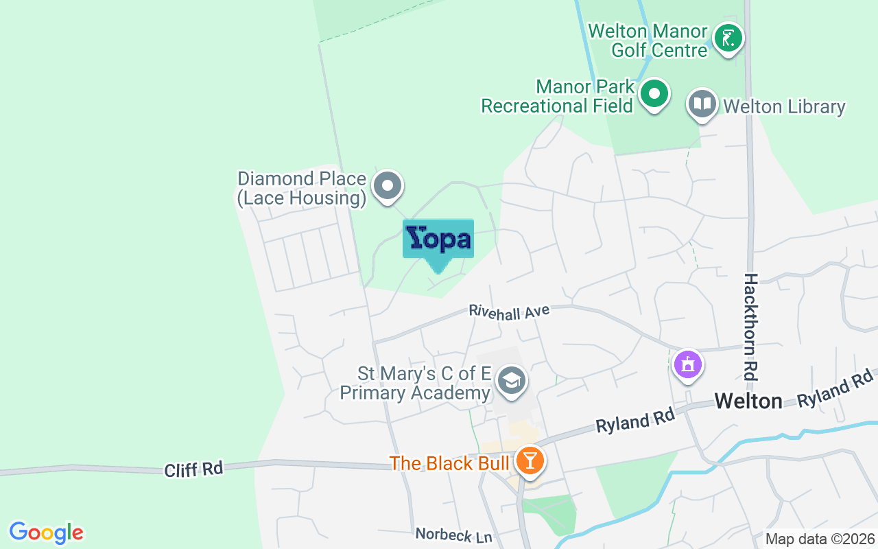 Map showing the location of LN2 3FX
