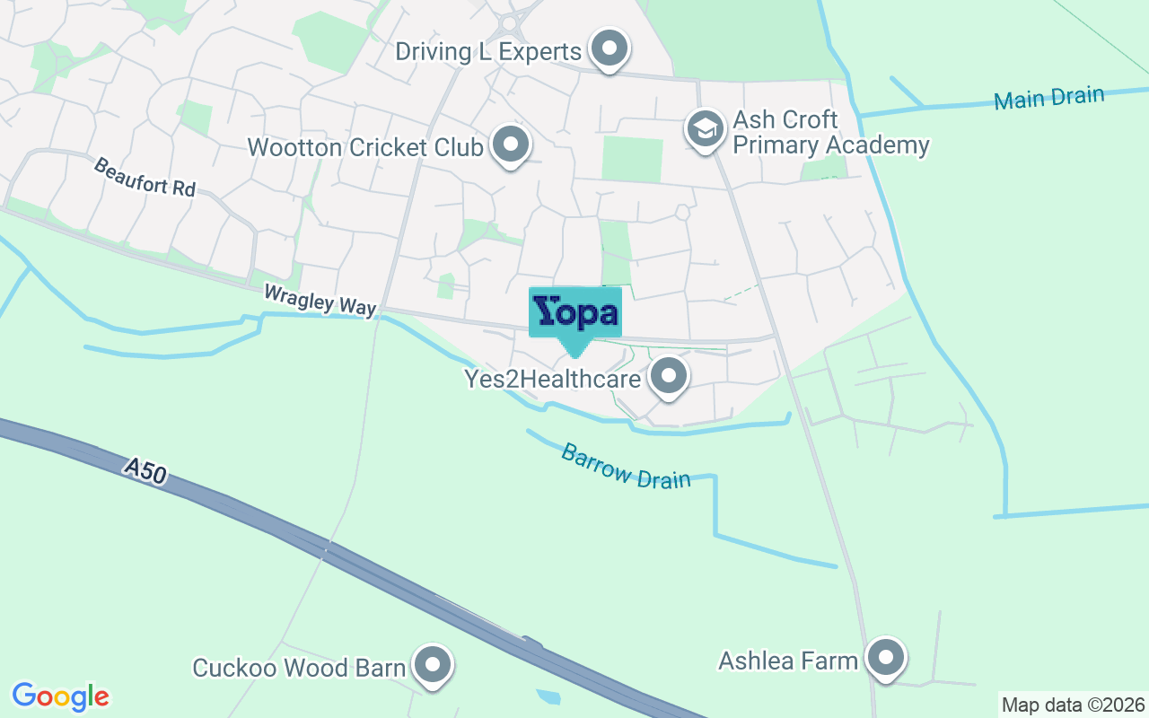 Map showing the location of DE24 3GR