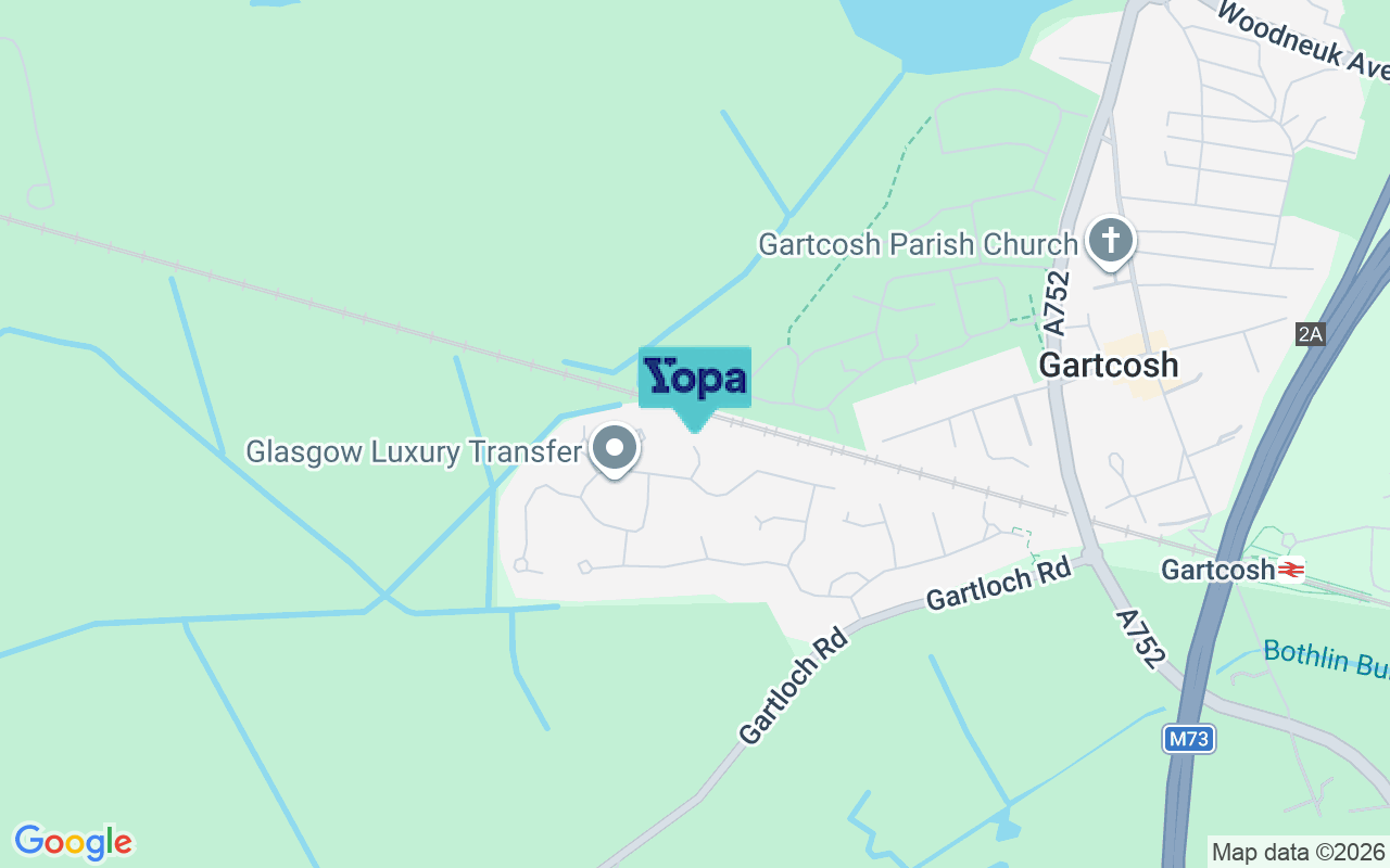 Map showing the location of G69 8LJ