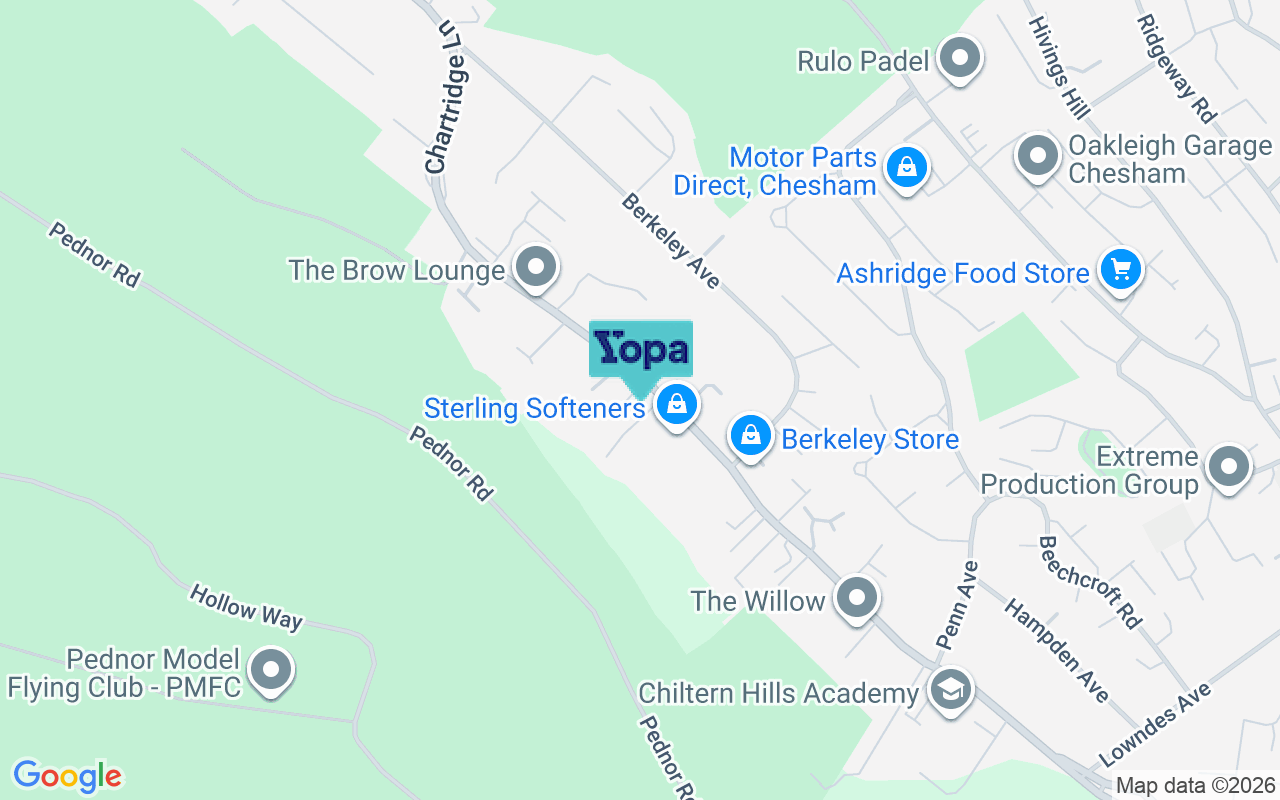 Map showing the location of HP5 2SE