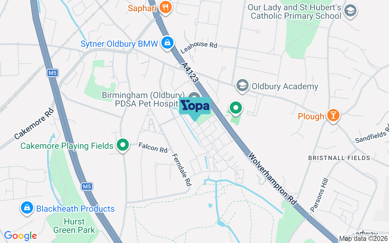 Map showing the location of B68 8AB