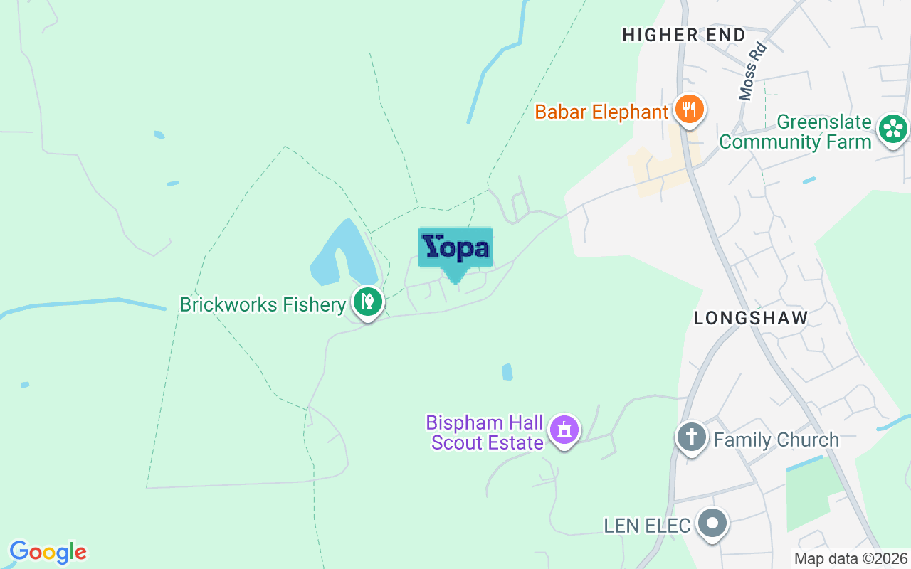 Map showing the location of WN5 7FP