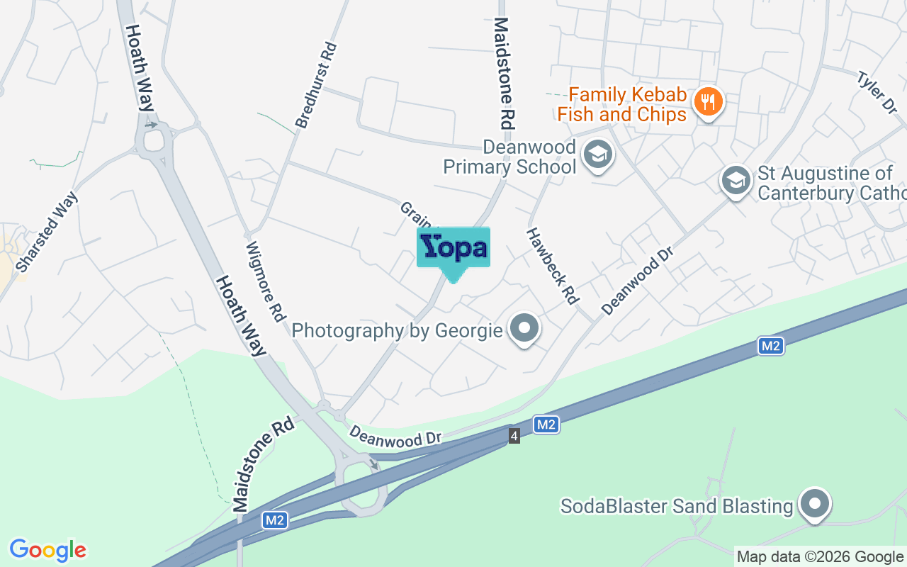 Map showing the location of ME8 0LJ