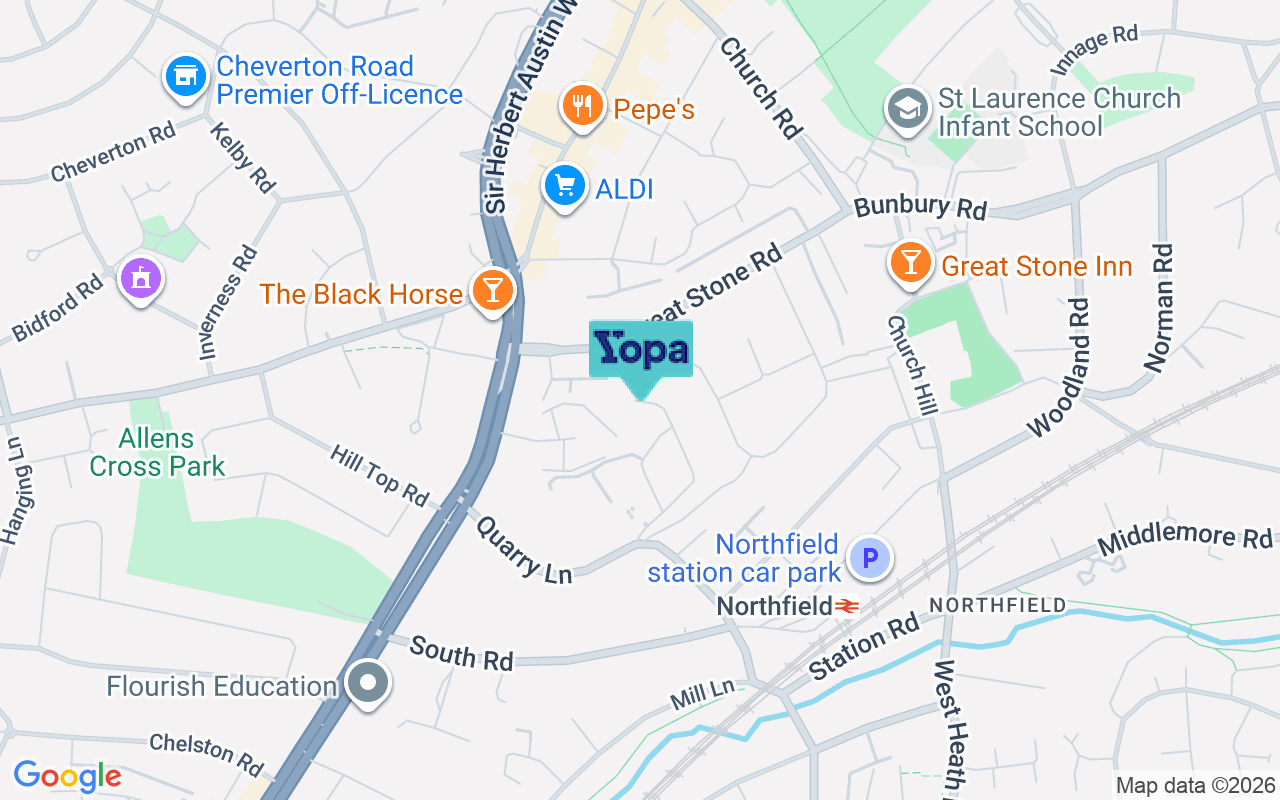 Map showing the location of B31 2QB